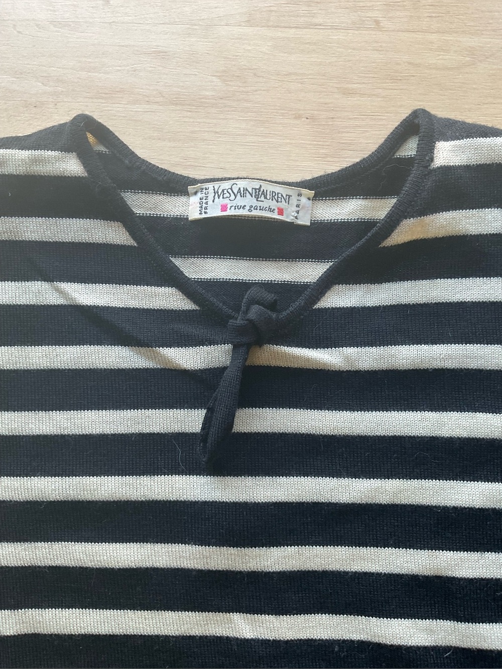 Vintage Yves Saint Laurent merino sweater